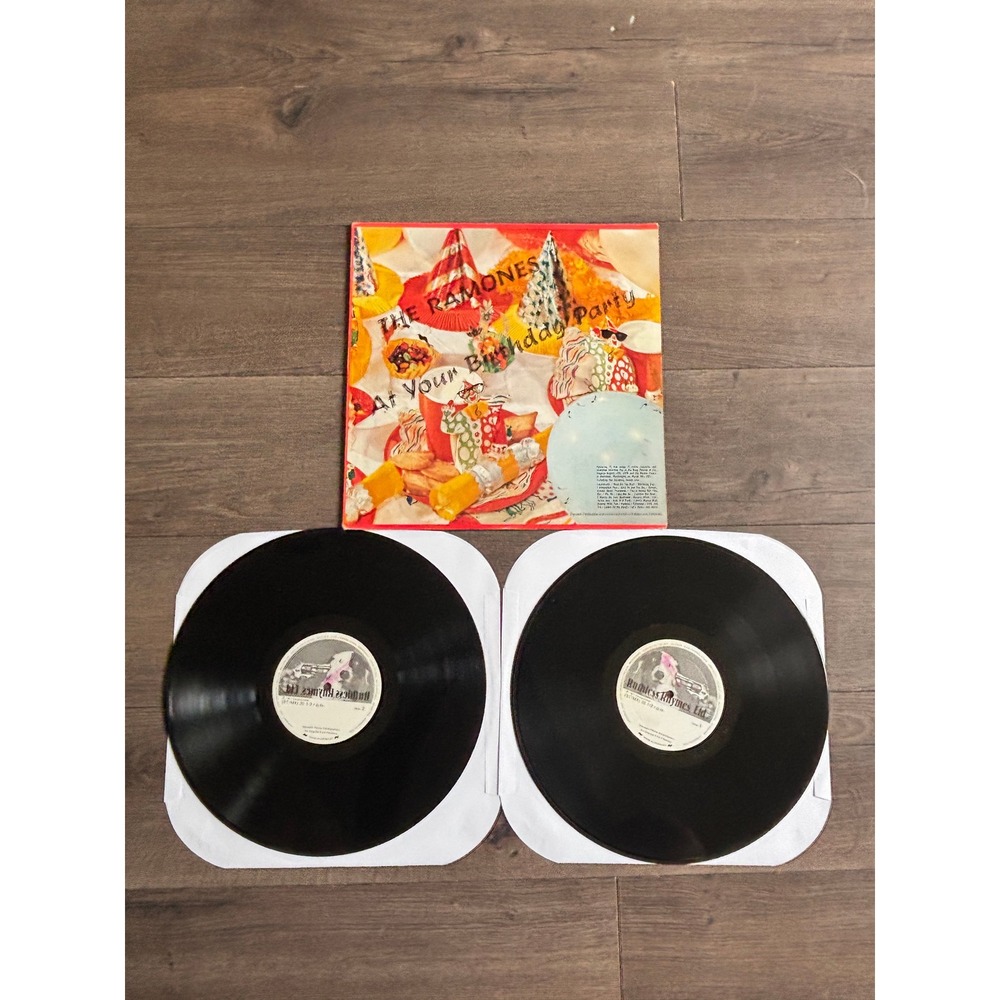 The Ramones At Your Birthday Party Rare Double LP Live Vinyl Ruthless Rhymes Ltd